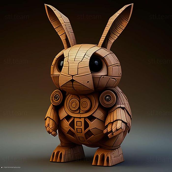 3D модель Кролик Крим из вселенной СоникаR (STL)